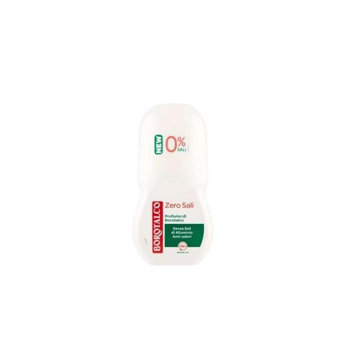 Déodorant - Borotalco - Zero Sali - Roll On - 50 Ml - Sans Sels D'aluminium