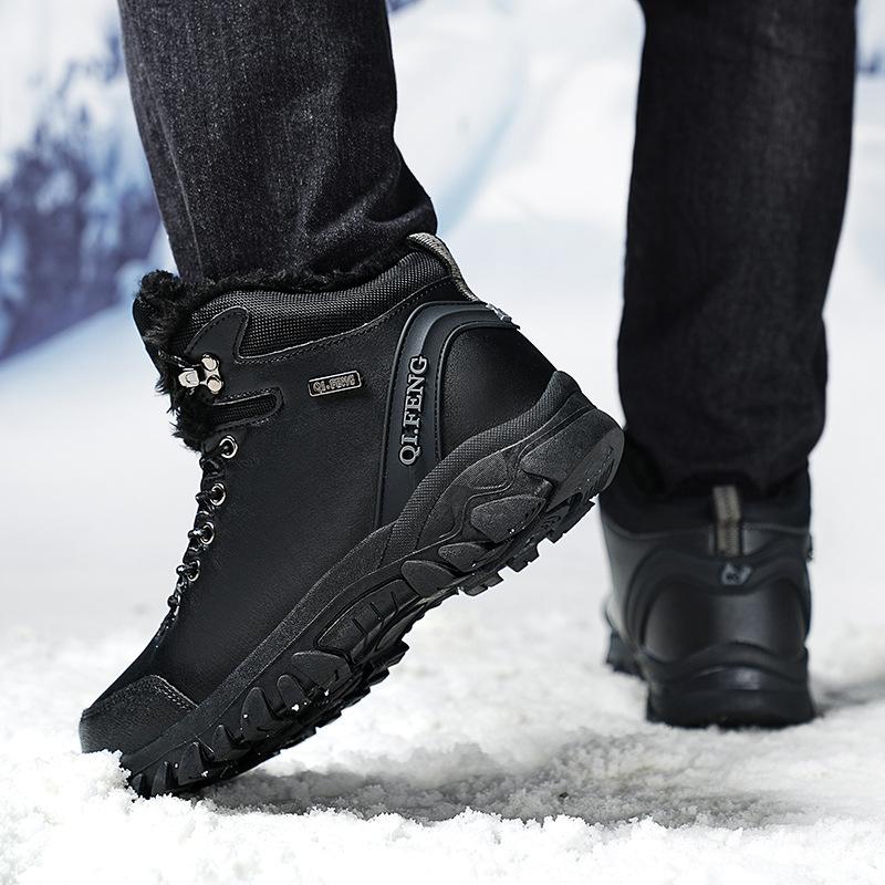 Large size men's shoes couple high-top outdoor casual hiking shoes fashion field sports travel hiking shoes