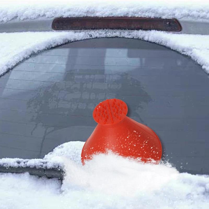 Ice Scraper Snow Removal Car Windshield Window Snow Cleaning Scraping Tool Funnel Snow 2025 New Scraper for Car Glass