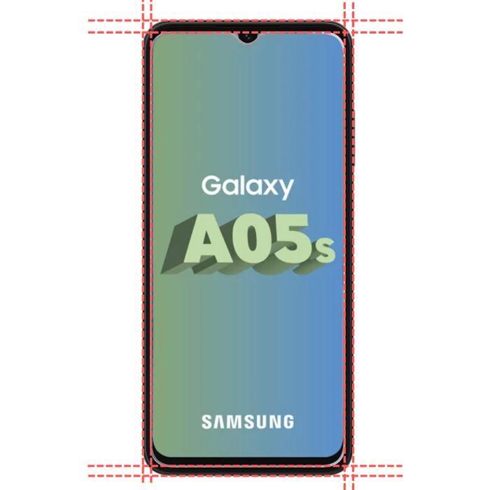 Case for Samsung Galaxy A05S and 2 Tempered Glass Screen Protector Phonillico®