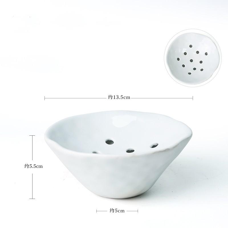

Caves Flower Bowls Ceramics Zen style Chinese Flower Arrangement Utensils Japanese Ikebana Holder Fixed Artifacts Tabletop Decor