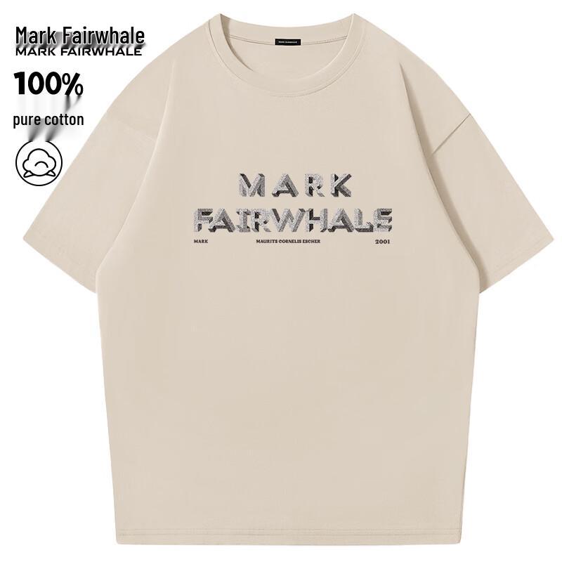 Mark Hua Fei Men's Retro Trendy Cotton T-Shirt