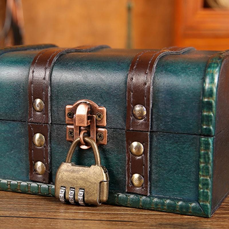 Vintage Storage Box Vintage Wooden Storage Box Antique Style Jewelry Organizer Jewerly Box Trinket Box Decorative Box