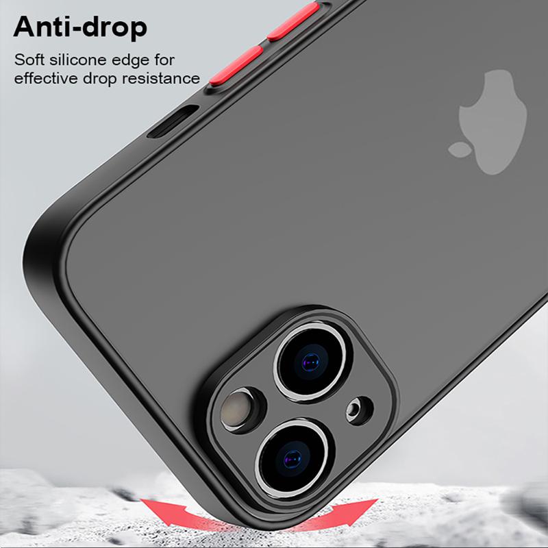 Lustiger Cartoon-Mann Coole Hülle Für Apple iPhone 15 11 14 13 12 Pro 7 XR X XS Max 8 Plus 6 6S SE 2022 15Pro Schwarz Matt Handy Hülle