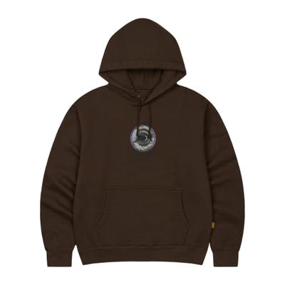 Eyes Hoodie Brown