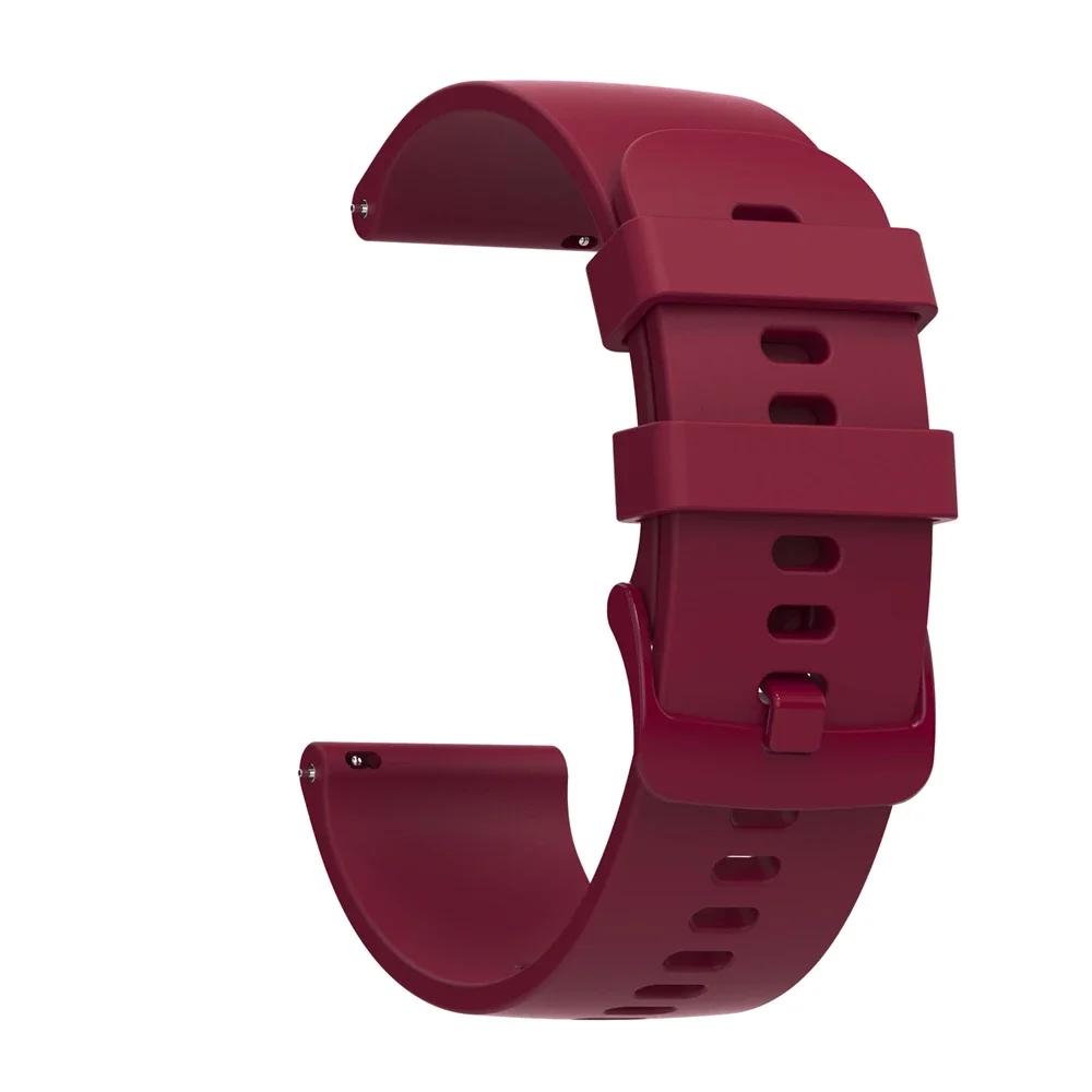 22mm 20mm Watch Silicone Strap For Samsung Watch 7/6/5 40/44mm 5 Pro 45mm Wristband Watch 4 6 Classic 43mm 47mm  Bracelet Correa