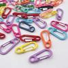 10 Stück Kompakte Karabinerhaken Miniatur-Karabinerhaken Bunte Karabiner zum Befestigen von Gegenständen Rucksäcken Oder Gürtel