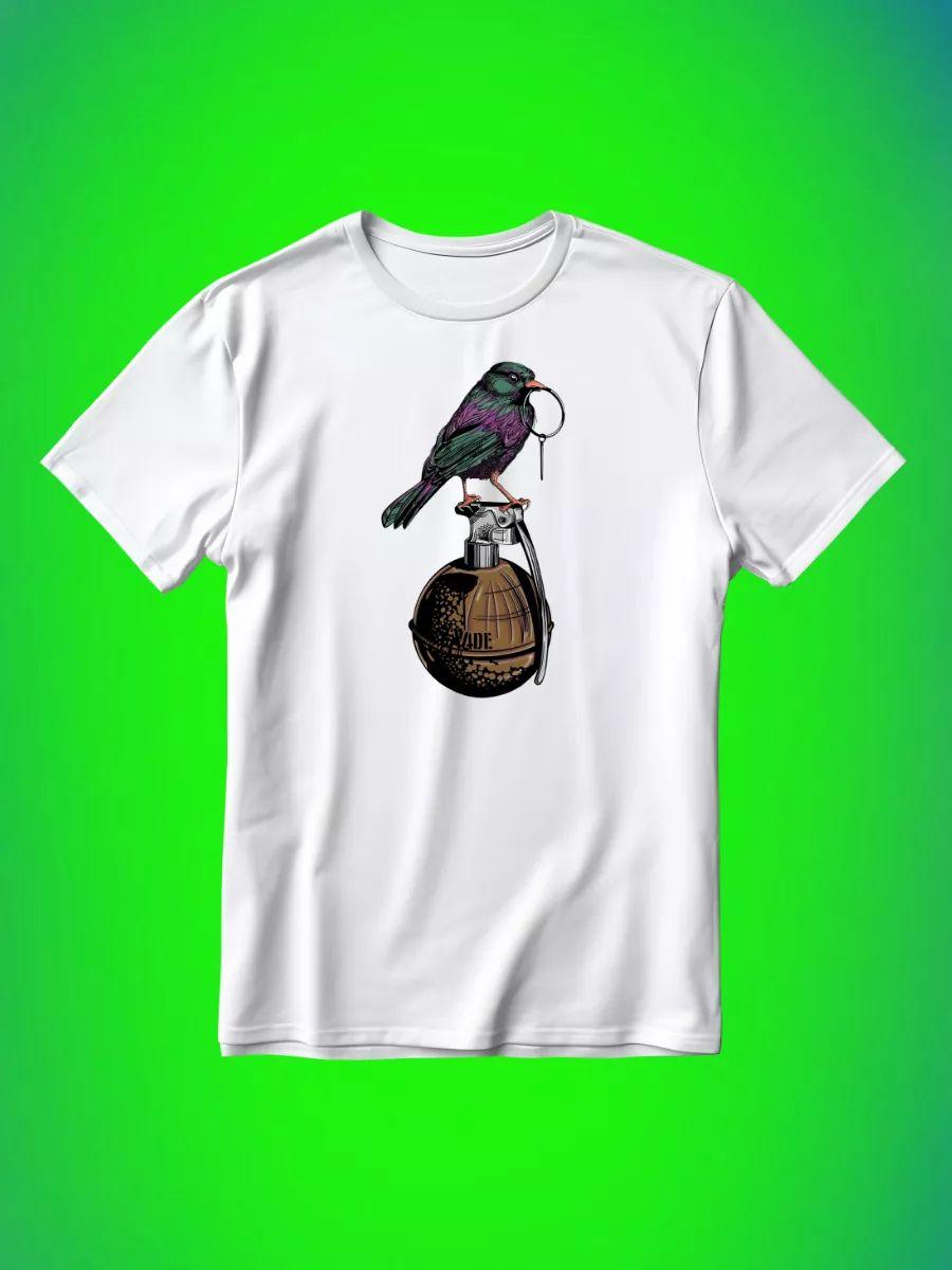 Security print T-shirt 3XL