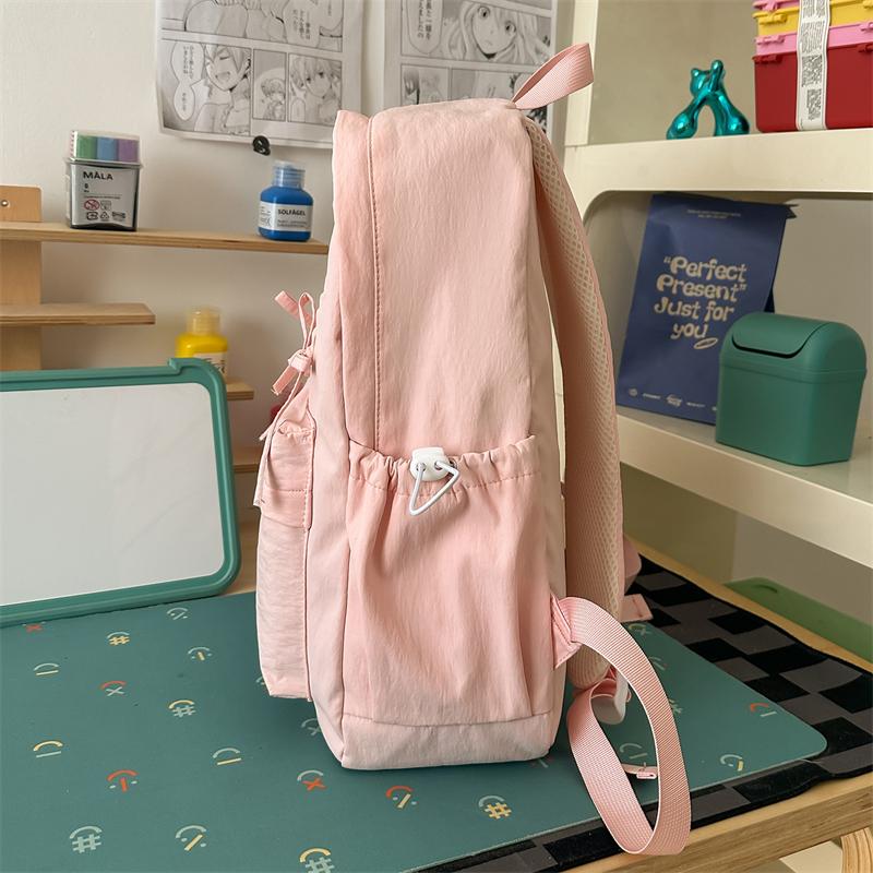 Large Capacity Student Schoolbag Women's Bow Backpack College Backpack