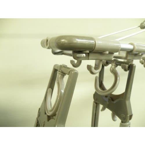 Twin Mall Laundry Drying Rack, Aluminum, Stretchable, 7-Row Gar, TA-7