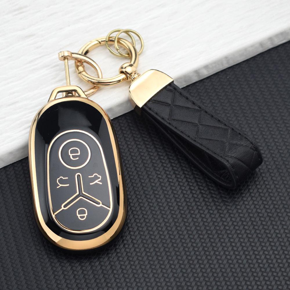High-Quality TPU Key Shell Protector Cover For Geely Star Wish Exploration 06 Youth Dream 2024 Keyring Holder Auto Accessories