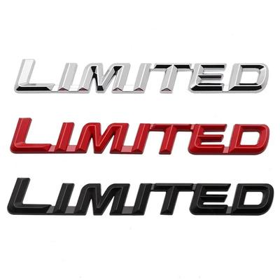 3D Metal Limited Emblem Logo Decal Car Fender Trunk Badge For Jeep Grand Cherokee Toyota Highlander Limited Sticker Accessories Sw1