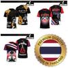 Tričko Muay Thai Kick Boxing 3D tisk Muži Ženy Unisex Rychleschnoucí Krátký rukáv Kulatý výstřih MMA Mix Bojové umění Streetwear Běžné