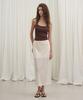 MARROT See-Through Elastic Skirt_Cream