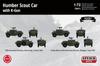 Attack Hobby Kit Humber Armored Car with Vickers K Machine Gun 79th Armoured Division South African 6th Armoured Plastic Model Kit AHK72971 1/72