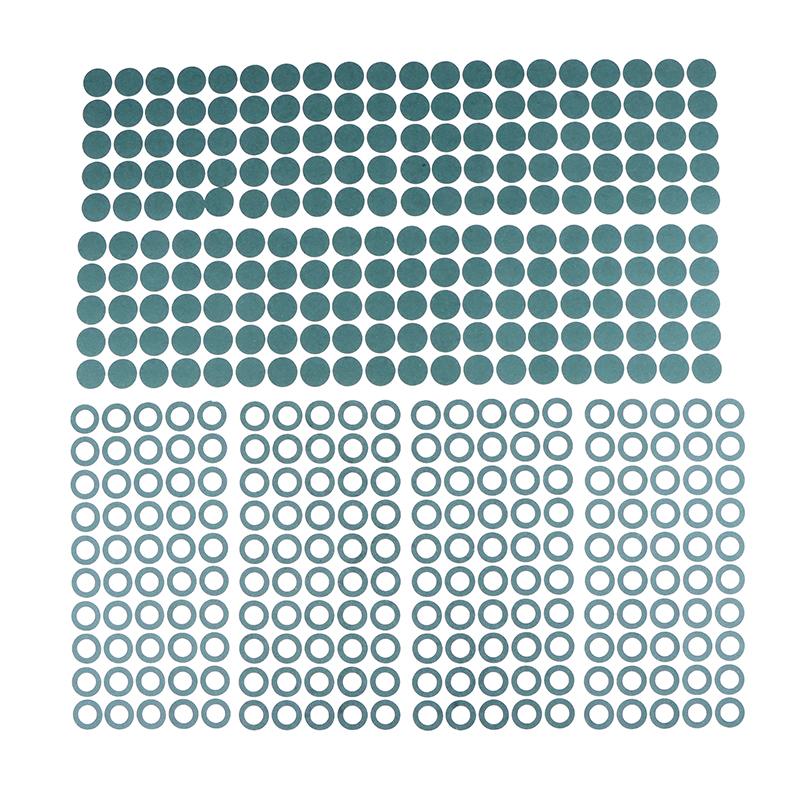 200Pcs Self-Adhesive 18650 21700 26650 32650 Battery Insulating Gasket Li-Ion Battery Insulation Electrical Insulation Pad Rings