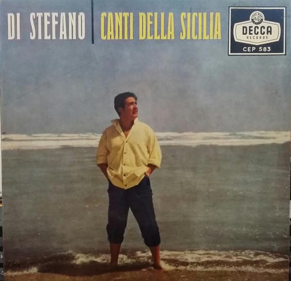 

7inch Record GIUSEPPE DI STEFANO - Canti Della Sicilia CEP583 Decca - UK Classical Used
