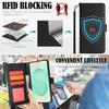 For Samsung Galaxy A36 5G Case RFID Blocking Flip Leather Phone Cover with Wrist Strap