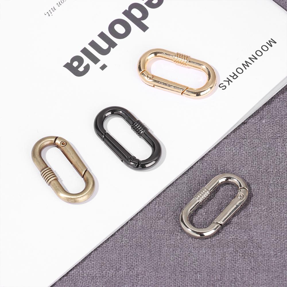 Hiking Snap Bottle Hooks Bag Belt Buckles Spring Oval Rings Handbags Clips Outdoor Carabiner