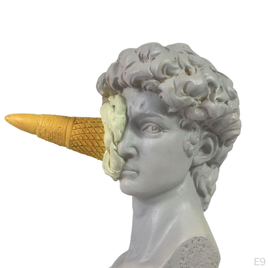 6.3 Inch Classic Resin Bust of Sculpture Statue Figurine for Home Decor