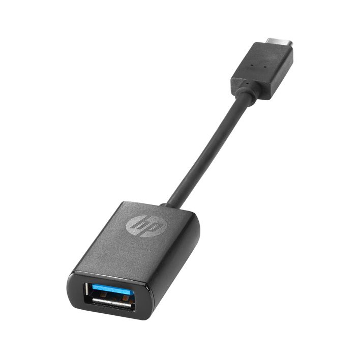 Adattatore HP USB-C a USB 3.0 - Nero - Permette di collegare periferiche USB 3.0 a una porta USB-C