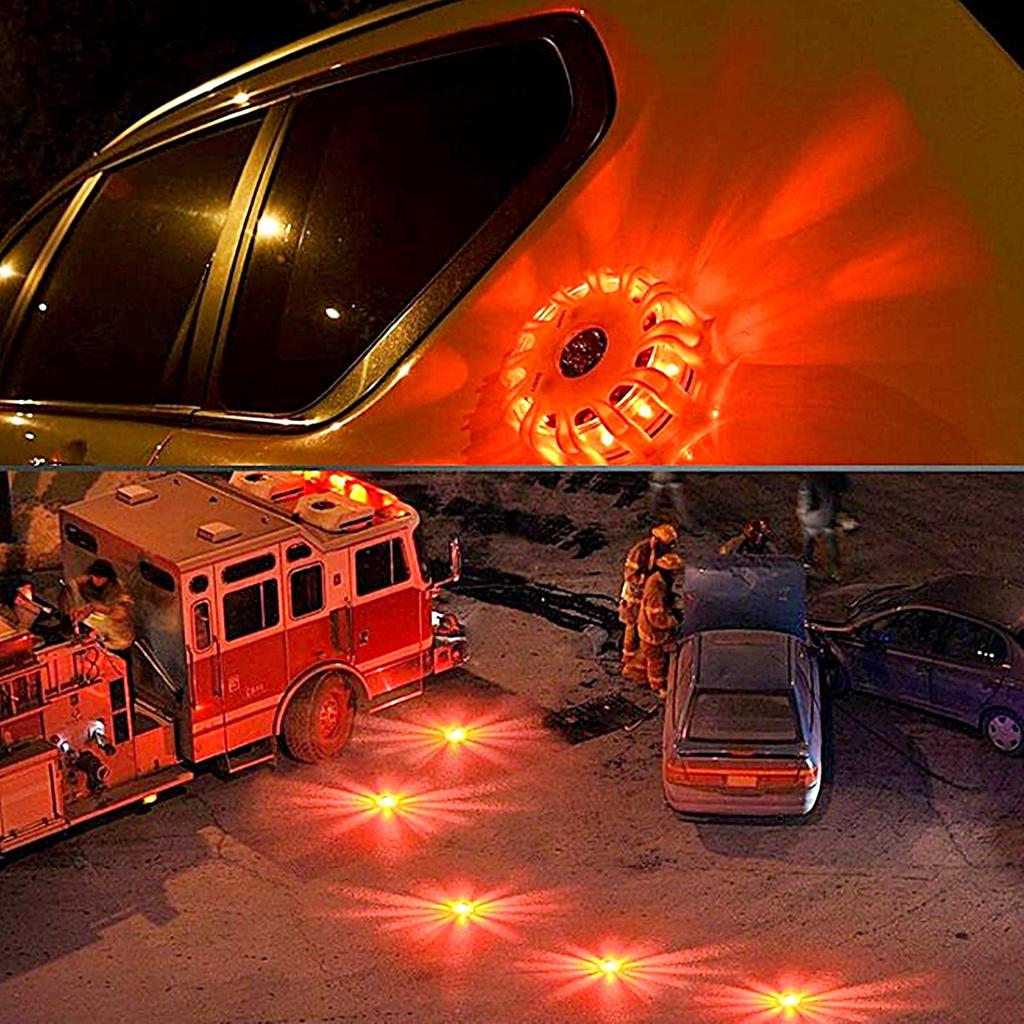 [TradeWind] LED Warning Light Battery Operated with Magnet 12+3LED Emergency