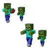 Mattel Minecraft Základní Akční Figurka Dětská Krabička Věk 6 a Sada, Figurky, Sada 4 kusů, Prodáno, Nahoru, Víceúčelová, JKK00-986A