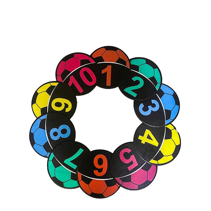 Number Logo Sensory Integration Training Disc Mat for Basketball & Football