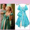 Enchanted 2 Kids Giselle Cosplay Costume Dress Bag Outfit Carnival Roleplay Girl
