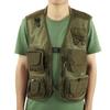 Fishing Vest MultiPocket MultiMesh Waistcoat Breathable Adjustable Fishing Life Jacket(L )