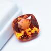 Natural Orange Sapphire Loose Gemstone 5.65 Ct Square Cushion Cut September Birthday Birthstone