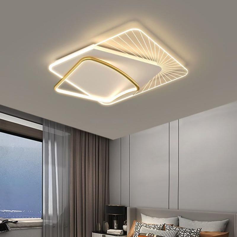 

Золотой потолочный светильник, основной свет в гостиной, современные и простые атмосферные светильники Diameter -50cm