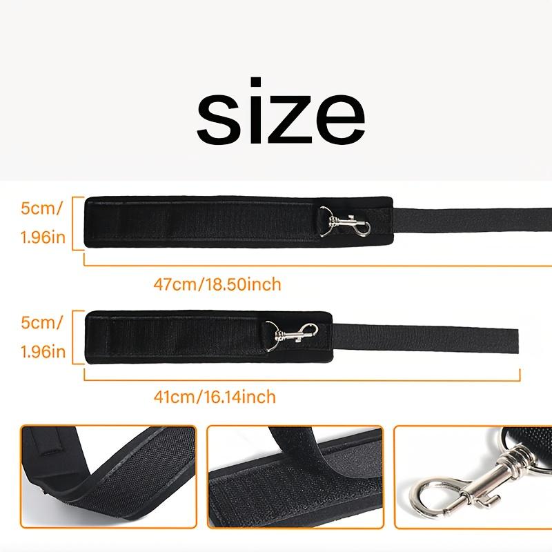 1 Set Sex Bondage BDSM Kit For Couple SM Game With Handcuffs, Premium Material Bed Straps Restraints Adjustable Length
