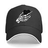 Metal Skeleton Hand Heart Wall Decor Hip Hop Hat Fashion Outdoor Sports Sandwich Baseball Cap