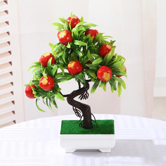 1 Pcs Artificial Flower Simulation Different Shape High Quality Plastic Home Decor Artificial Fruit Tree for Home