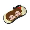 Monchhichi Eyeglass Sunglasses Eyeglass Case for Men and Simple and Stylish Eyeglass Storage Case [JMI] Case, Case, Lightweight, Hard, Compact, Women,