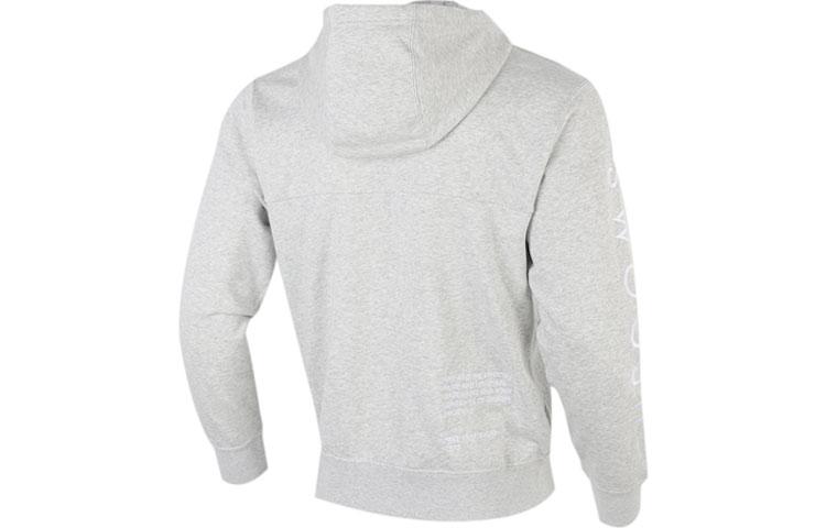 Nike Jackets Men's Heather Gray Hooded Moderate Instructor CU3927-050
