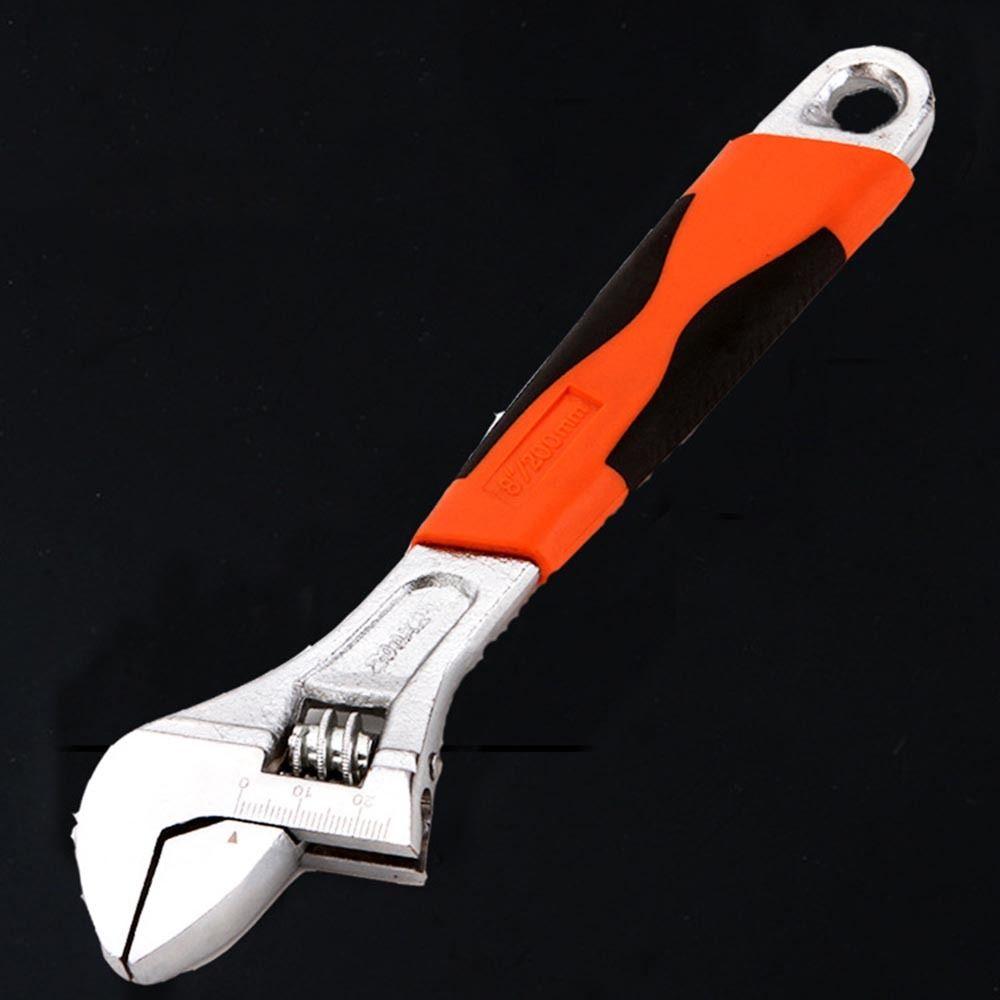 Long Handle Universal Spanner 8/10/12 Inch Torque Wrench  Auto and Bathroom Repair Tool
