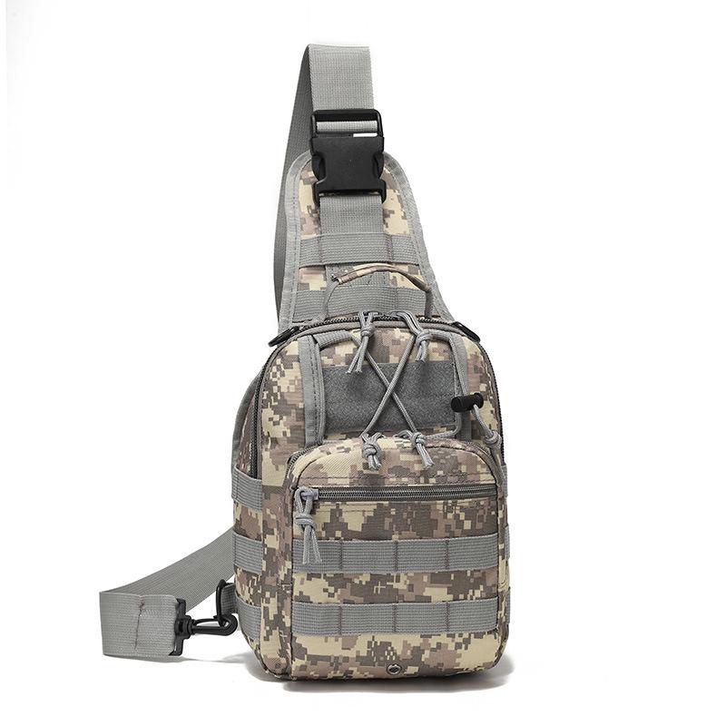 Tactical Camouflage Chest Rig Bag - Oxford Cloth Crossbody for Cycling & Sports