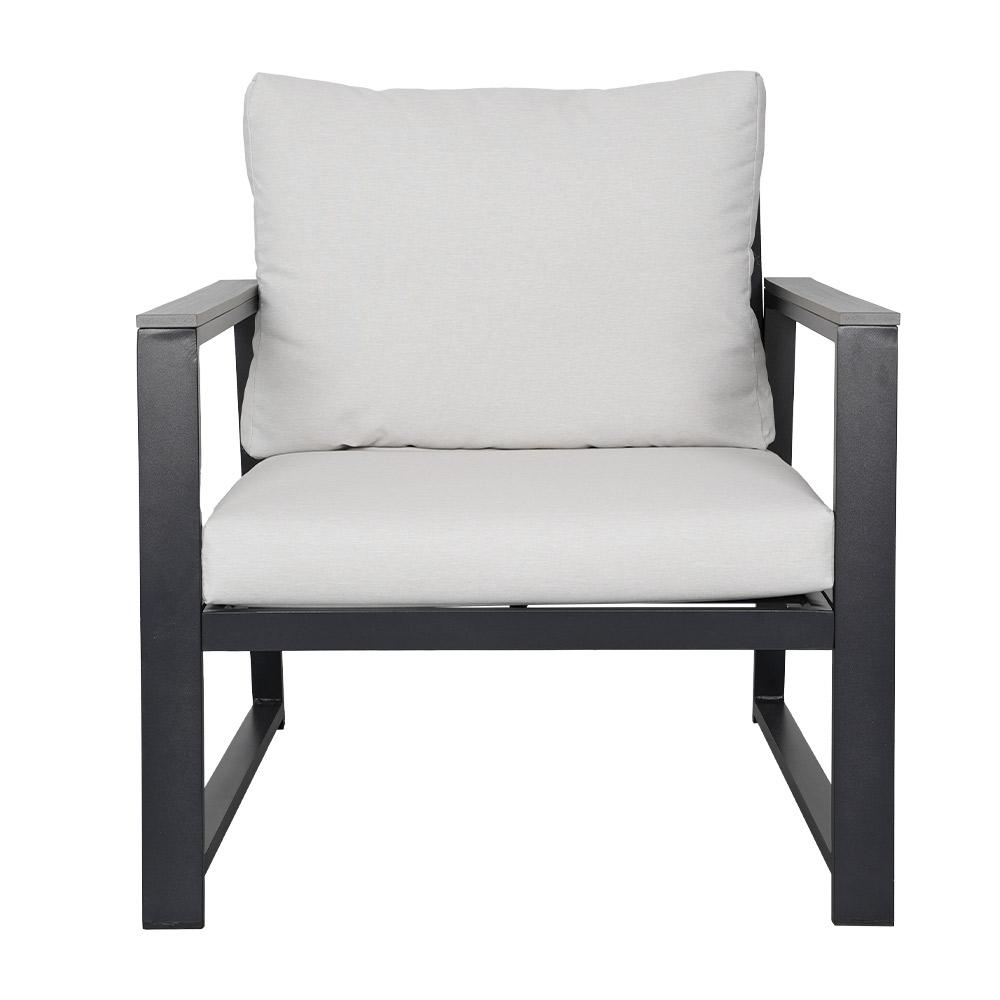 Sleek Contemporary Style All‑Aluminum Four‑Piece Weather‑Resistant Outdoor Sofa Furniture Set
