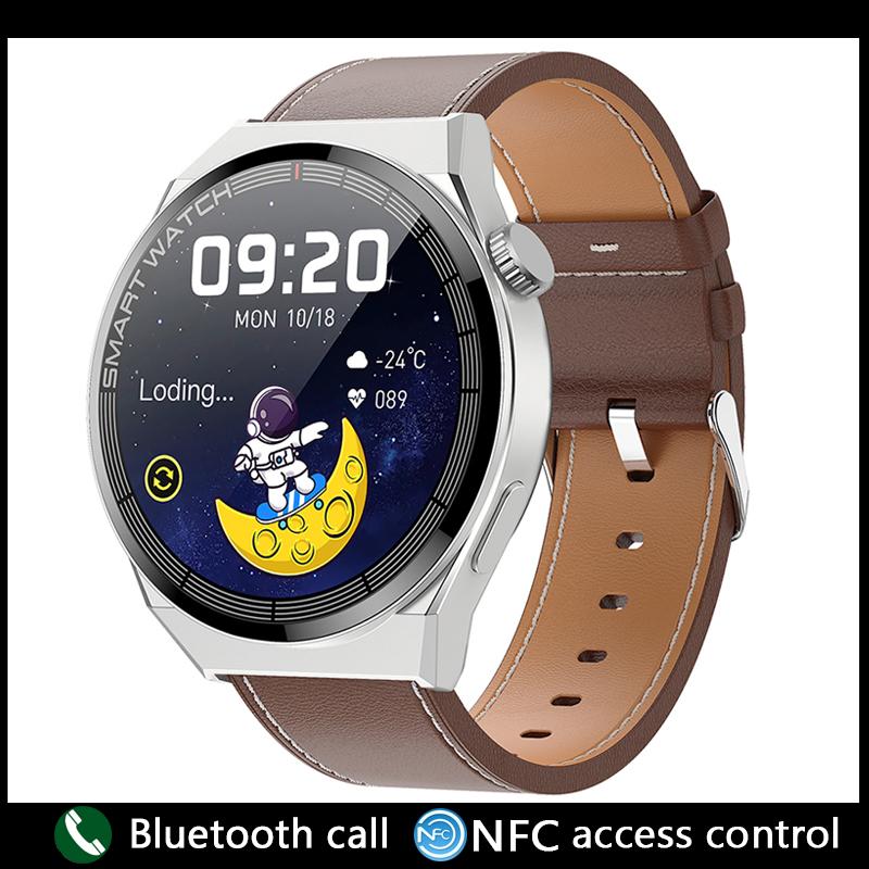 Chibear Nfc Smart Watch Men Women Rotary Button Multi-sport Mode Fitness Tracker Bluetooth Call Men Smart Watch For Android Ios