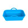 Air Fryer Silicon Basket About 20cm Round/square/rectangular Oven Baking Tray Foldable Reusable Silicone Pot Replacement Pan