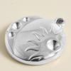 6pcs Steel Color Assorted Pendant Filligree Moon Sun Doji Charm Stainless Steel Charms For Jewelry Making Bracelets DIY Keychain