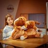 Brown Horse White Horse Pillow Plush Toy Pony Doll Children'S Soothing Doll Birthday Gift