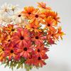 1Pc Simulation Autumn Daisy 14 Heads Chamomile Bouquet, for Outdoor Patio Garden Wedding Reception Background Decoration, Flower Decoration Wall Home