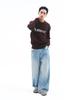 AMES-WORLDWIDE Basic Pullover Knit Brown