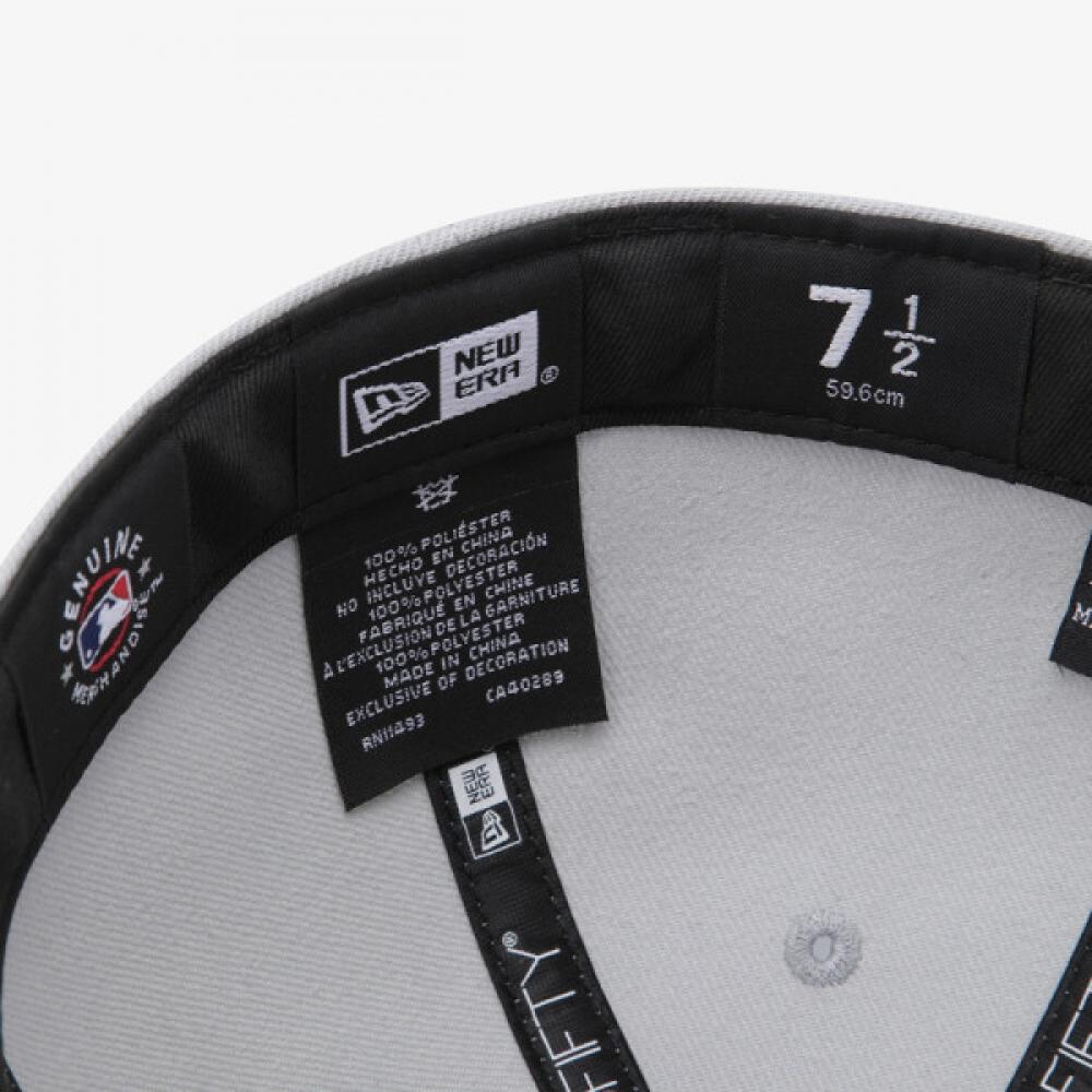 New Era La Dodgers Basic Fitted Cap Dolphin Grey