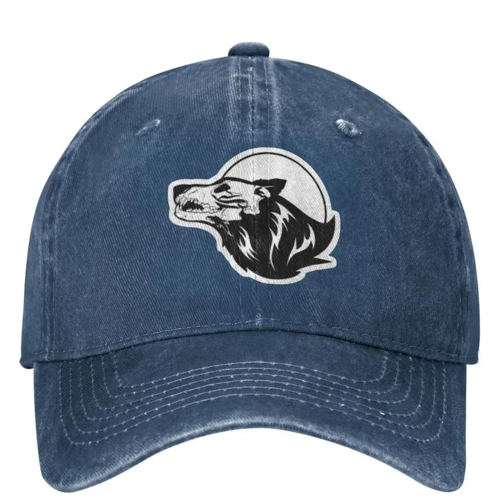 FOG Spiritus Systems Baseballkappe Wolf Print Outdoor Sports Großhandel Gewaschene Trucker-Mütze Weiblich Männlich Mode Benutzerdefinierte Kappe