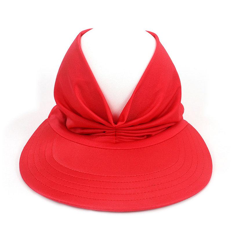 Nuova visiera a cilindro cavo in poliestere Cappello solare Cappello  elastico Cappello Protezione solare Anti-UV Cap Summer Portable acquista in  modo economico — spedizione gratuita, recensioni reali con foto — Joom