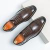 2025 new men's shoes large size new leather shoes fashion British style pointed leather shoes trend casual leather shoes men
